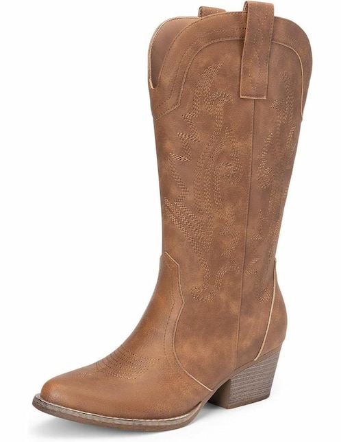 Bota cowboy arriba del tobillo para mujer 1