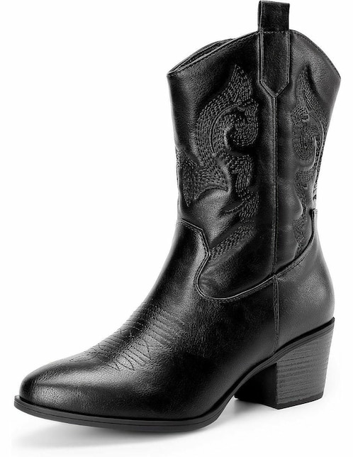 Bota cowboy arriba del tobillo dream paris sin familia o colección "de" piel vegana "para mujer"