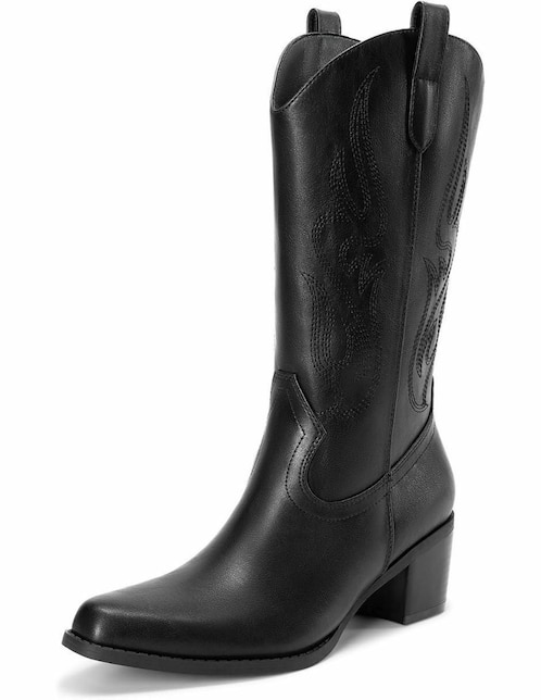 Bota cowboy arriba del tobillo para mujer 1