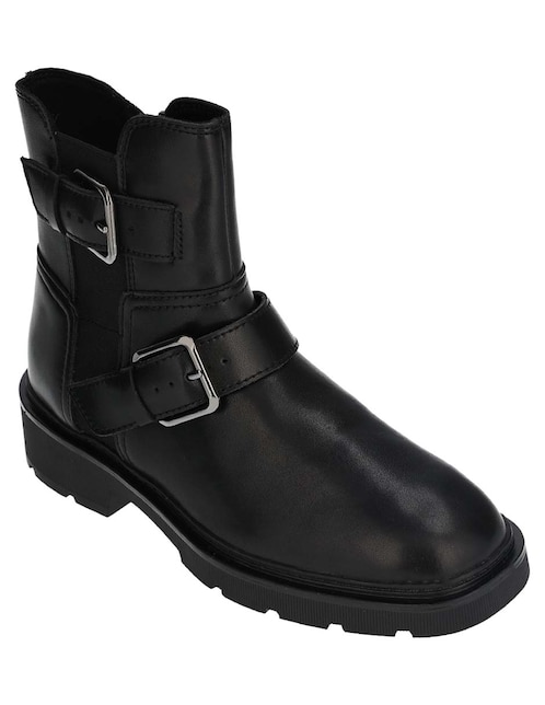 Botín arriba del tobillo Clarks de cuero para mujer