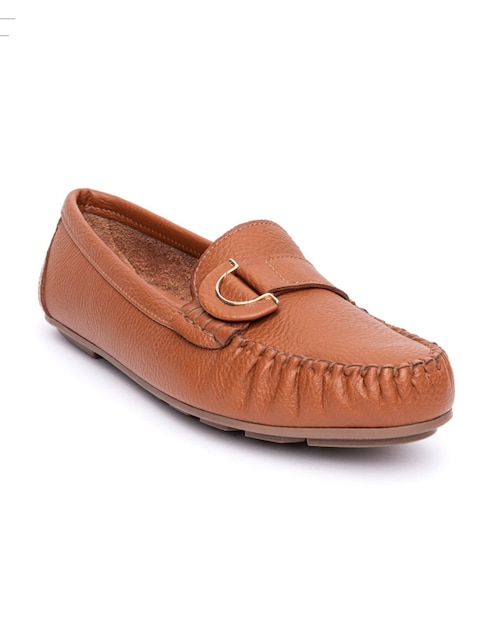 Mocasín Joan de piel para mujer 1