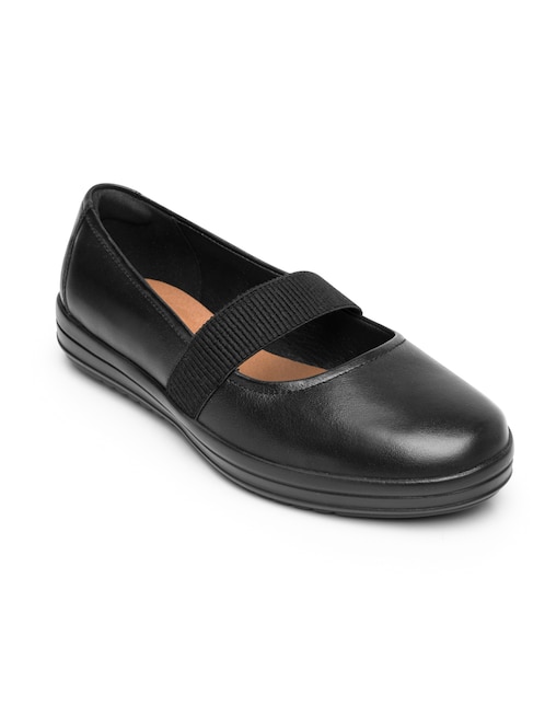 Balerina Flexi de piel para mujer