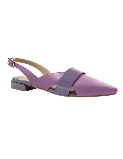 Balerina Savvy de piel para mujer