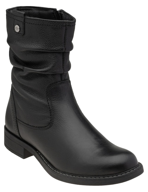 Bota arriba del tobillo Dockers Melanie de piel para mujer