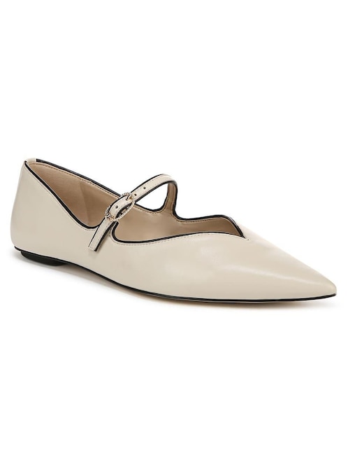 Balerina de piel para mujer