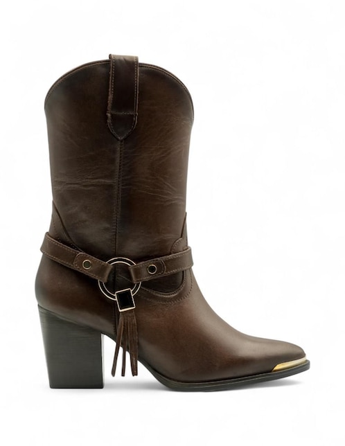 Bota arriba del tobillo Lyard de piel para mujer