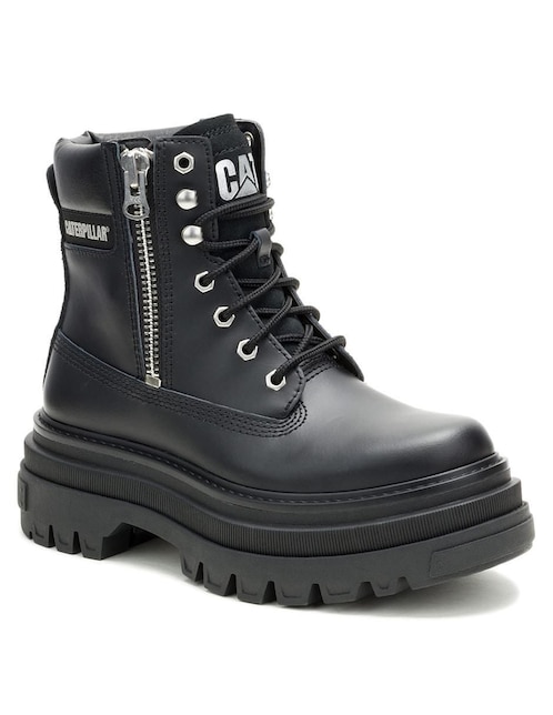 Bota arriba del tobillo Caterpillar de piel para mujer