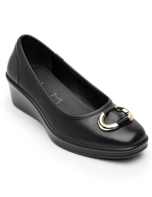 Balerina de piel para mujer 1
