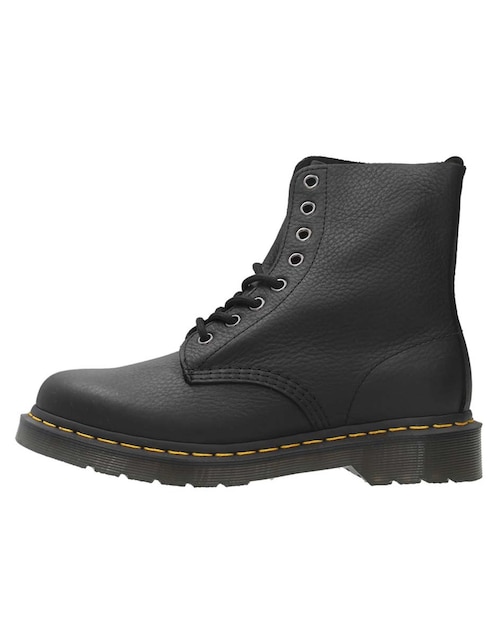 Bota arriba del tobillo de cuero para mujer 1