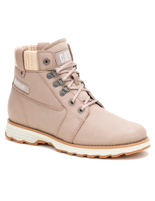 Bota al tobillo Cat de piel para mujer
