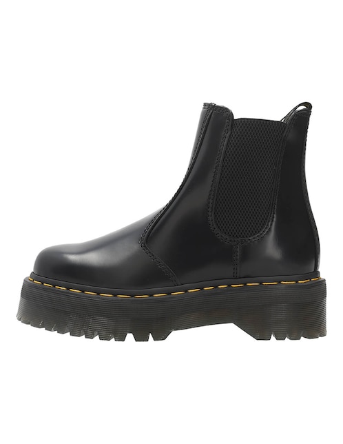 Bota arriba del tobillo de piel para mujer 1