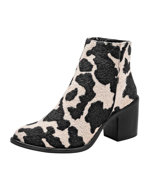 Bota cowboy al tobillo Lady One para mujer