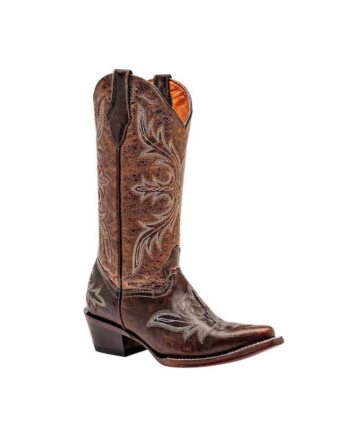 Bota media pierna Trankas Boots de piel para mujer