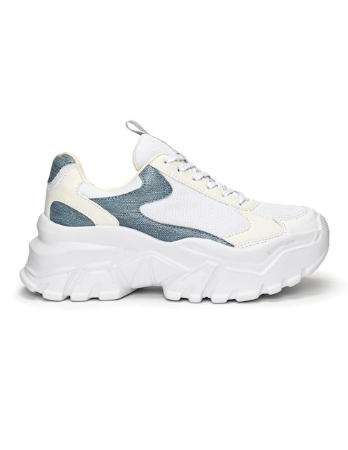 Tenis Deluxe Chunky Denim para mujer 1