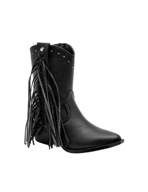 Bota cowboy media pierna Moramora para mujer
