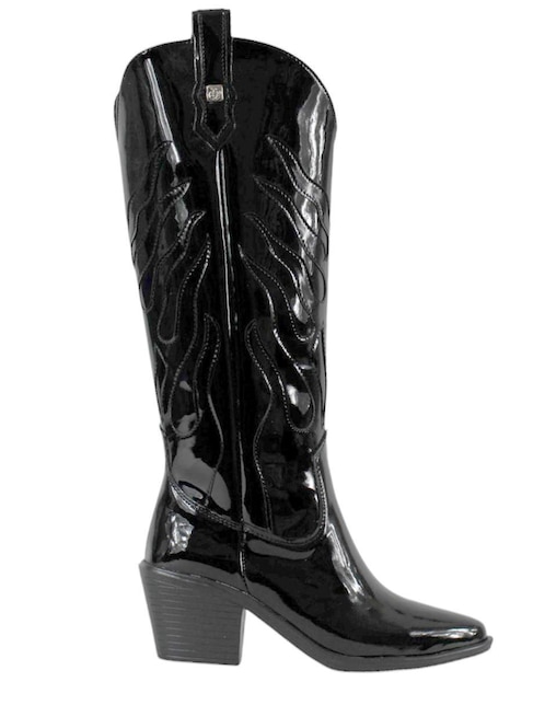 Bota cowboy abajo de la rodilla Kuali Shoes cowboy para mujer