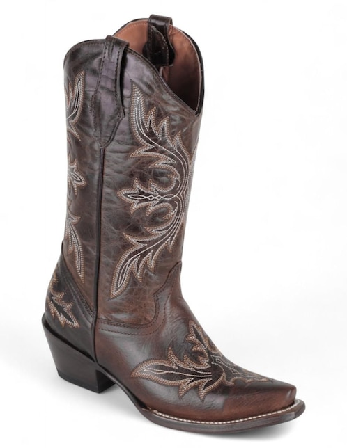 Bota cowboy abajo de la rodilla Rbcollection Rbsoul de piel para mujer