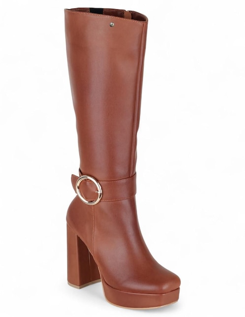 Bota abajo de la rodilla Rbcollection Pequeños Productores de piel para mujer