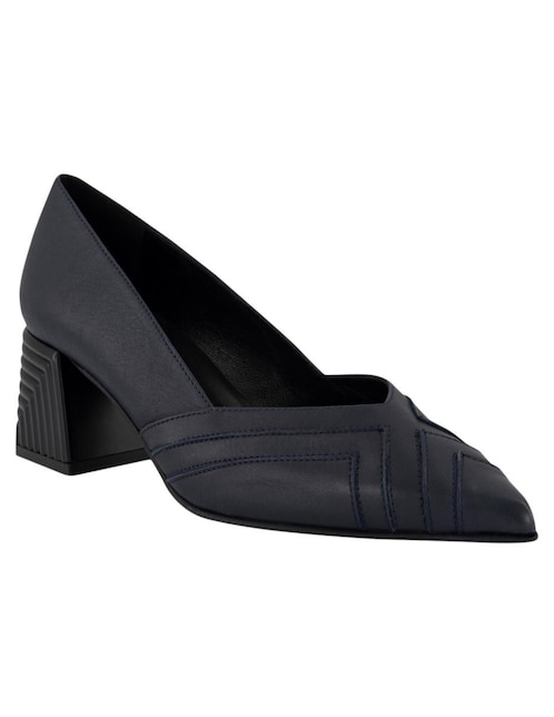 Zapatilla de piel