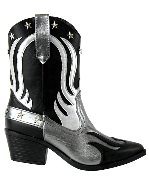 Botín al tobillo Kuali Shoes Cowboy de mujer