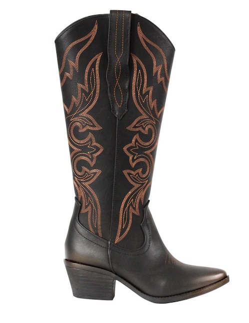 Bota cowboy abajo de la rodilla Kuali Shoes para mujer