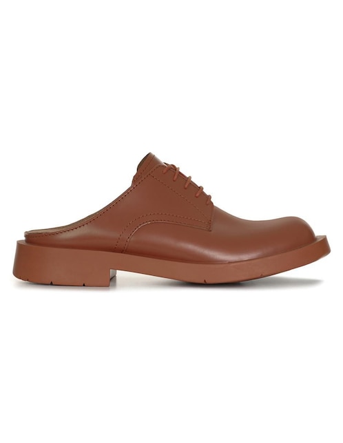 Zueco Camper de piel para mujer