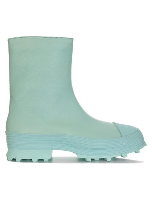 Bota media pierna Camper Traktori de piel para mujer