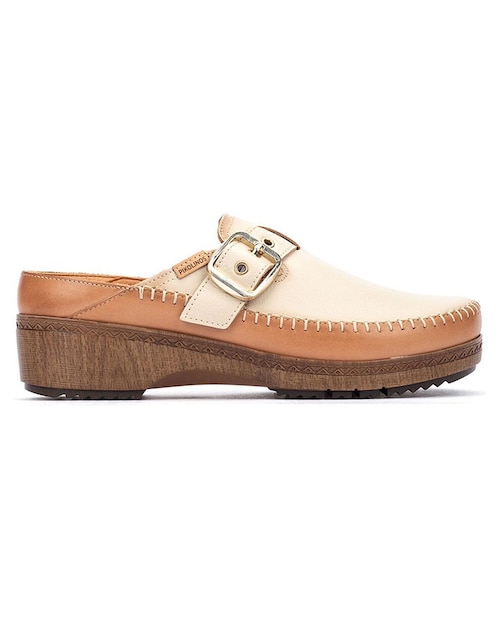 Zueco de piel para mujer 1