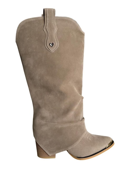 Bota cowboy abajo de la rodilla aricia oi 25 "de" sintético "para mujer"