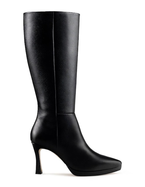 Bota abajo de la rodilla Davenia de piel para mujer