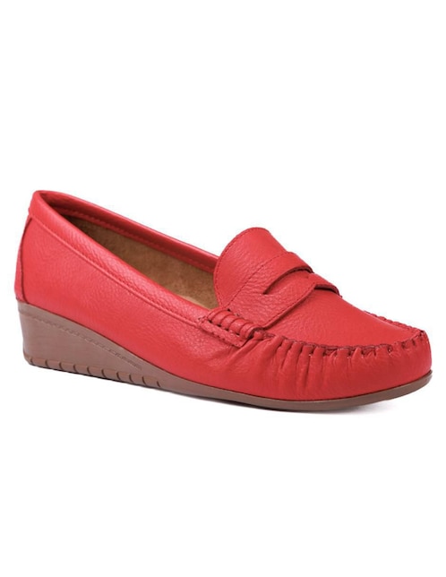 Mocasín Country Lane de piel para mujer