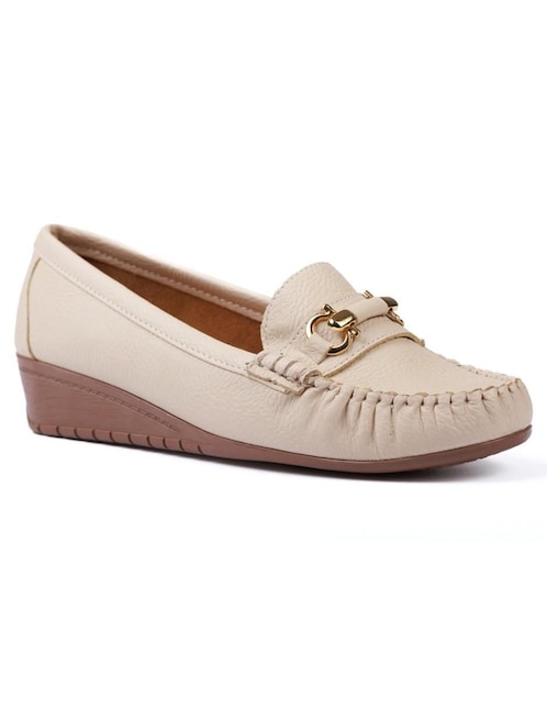 Mocasín Country Lane de piel para mujer
