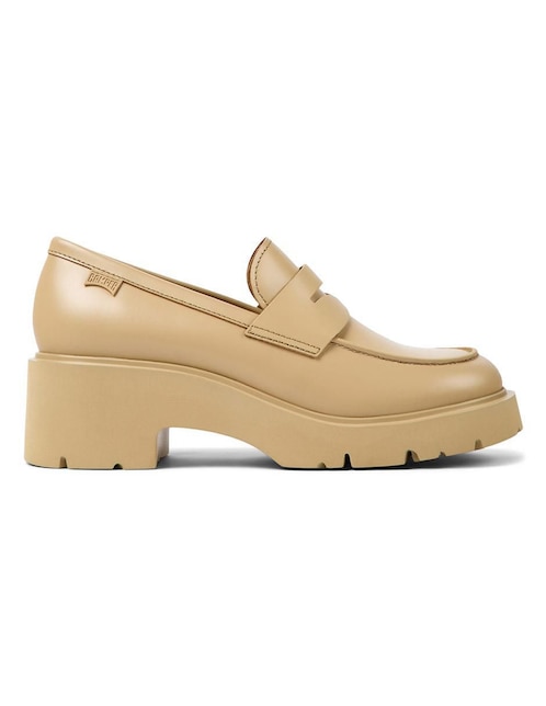 CAMPER Mocasín Camper Milah de piel para mujer