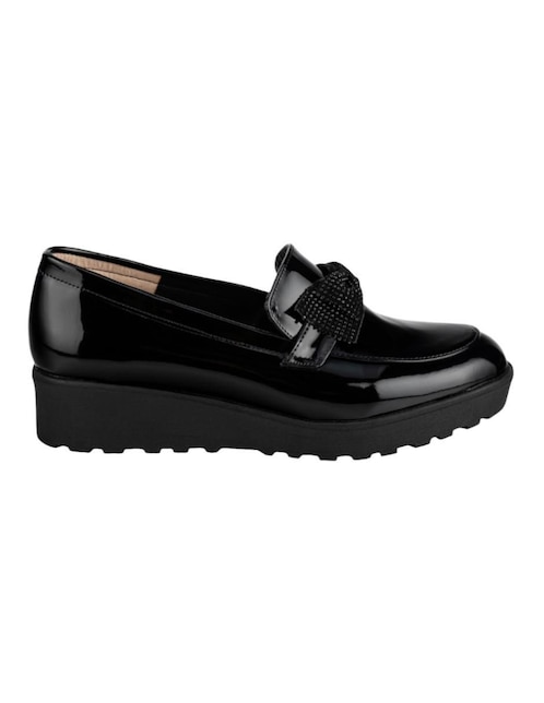 Mocasín Happy Shoes de charol para mujer