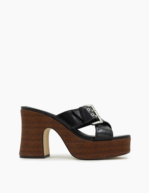 Sandalia de tacón Ivonne Detailed Soles para mujer