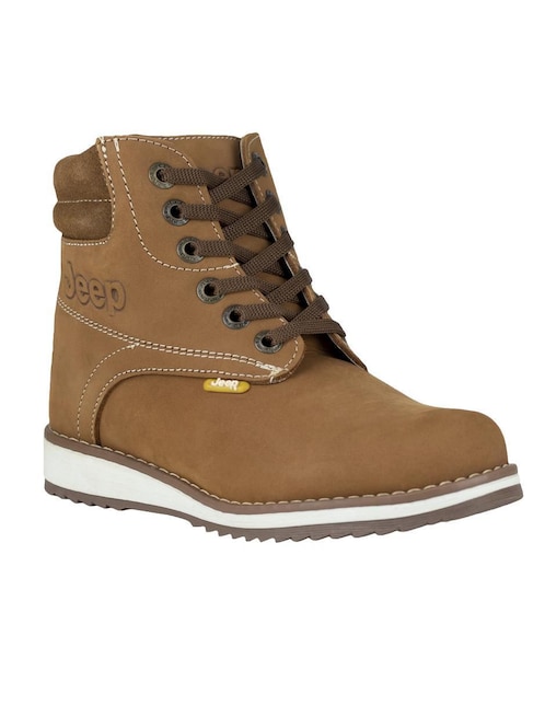 Bota arriba del tobillo Jeep de piel para mujer