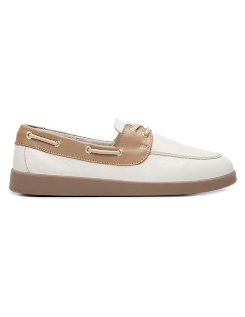 Mocasín flexi sin familia "de" piel "para mujer"