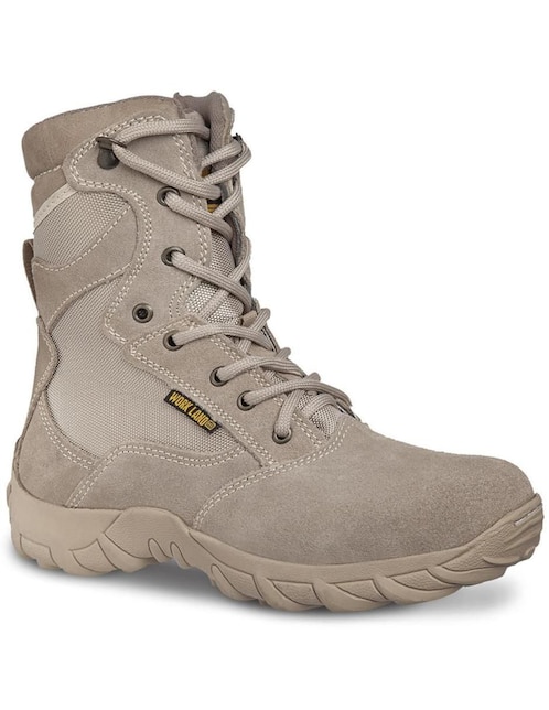 Bota arriba del tobillo Workland Táctico de piel para mujer