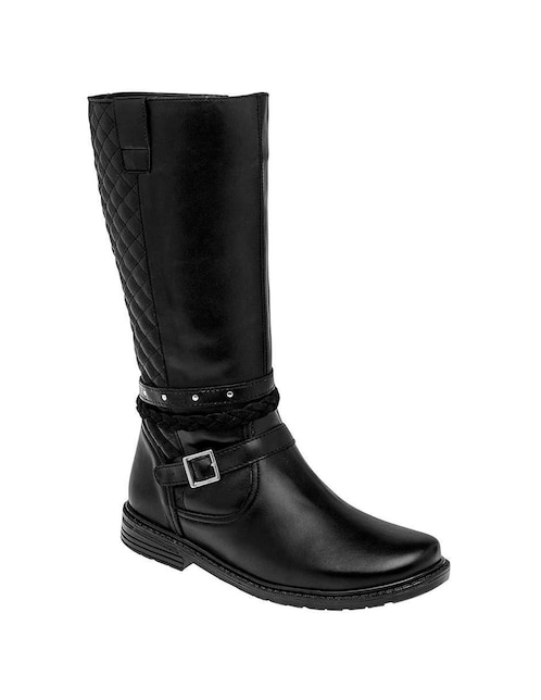 Bota abajo de la rodilla de piel para mujer Bota abajo de la rodilla de piel para mujer