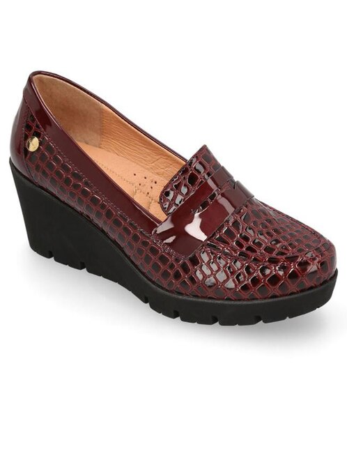 Zapato vino animal print en Liverpool