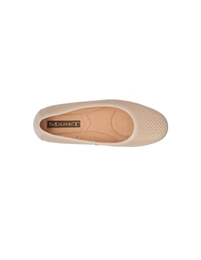 Balerina Manet de piel bovino para mujer