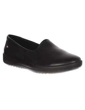 Mocasín Flexi de piel para mujer