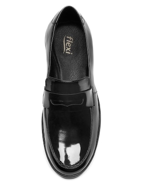Mocasín Flexi de piel para mujer