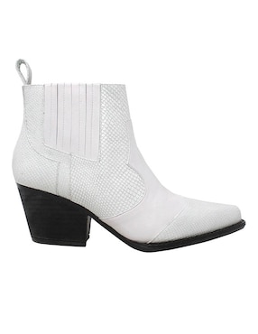 Bota al tobillo Regina Romero Maddie de piel para mujer