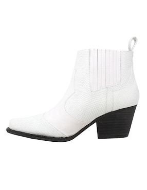 Bota al tobillo Regina Romero Maddie de piel para mujer