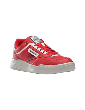 tenis reebok rojo con blanco