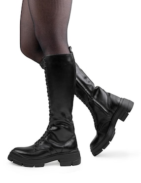 Bota media pierna Dante Bareilly de piel para mujer