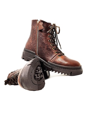 Bota al tobillo Dasalo de piel para mujer