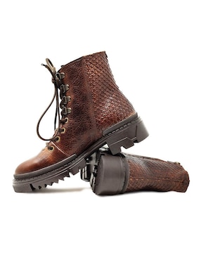Bota al tobillo Dasalo de piel para mujer