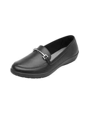 Mocasín Flexi de piel para mujer